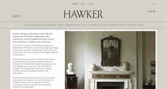 Desktop Screenshot of hawkerantiques.com